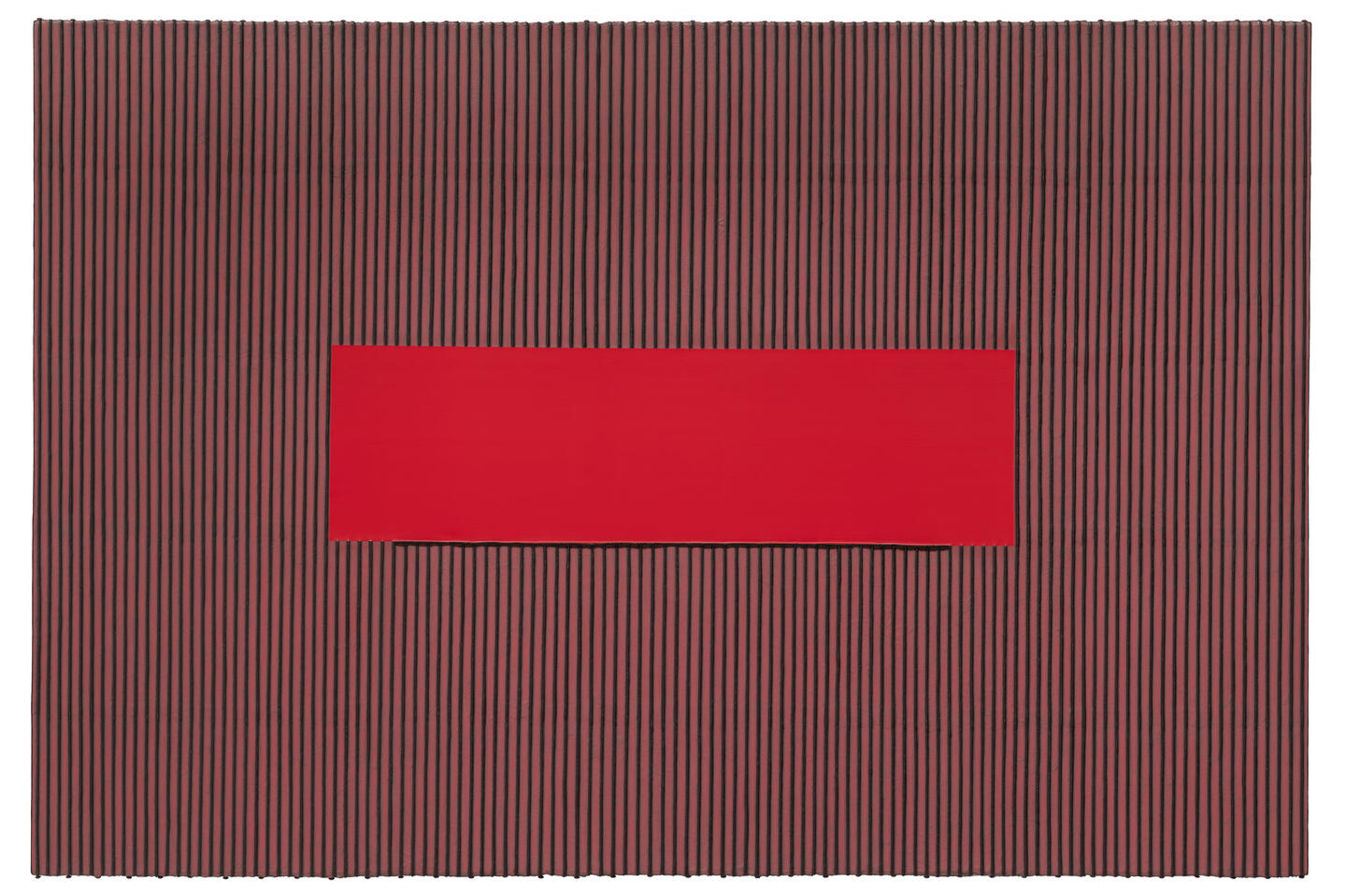 Park Seo-Bo, Ecriture No.081130, 2008. Mixed media with Korean hanji paper on canvas,130 × 195 cm. Courtesy: Tokyo Galery+BATP 