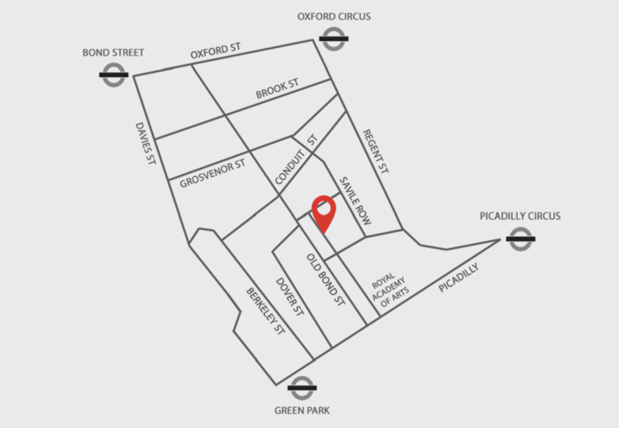 map of cork street